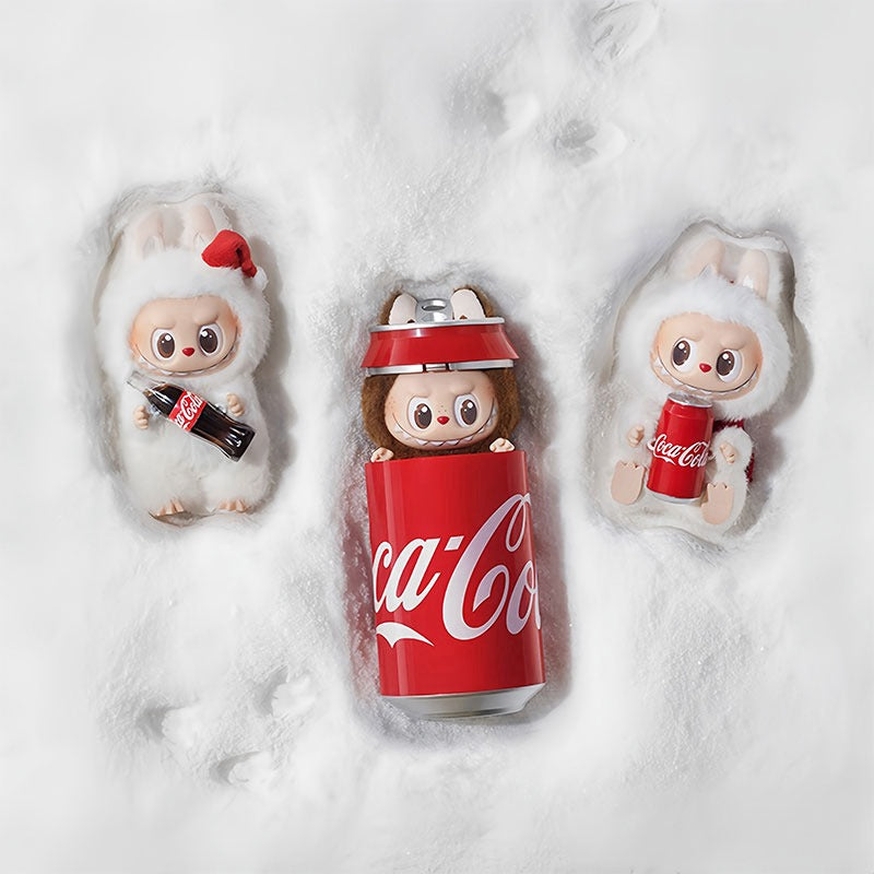Labubu Coca-Cola Collaboration Series: Macaron Pastel Edition Vinyl & Plush Keychain Figure
