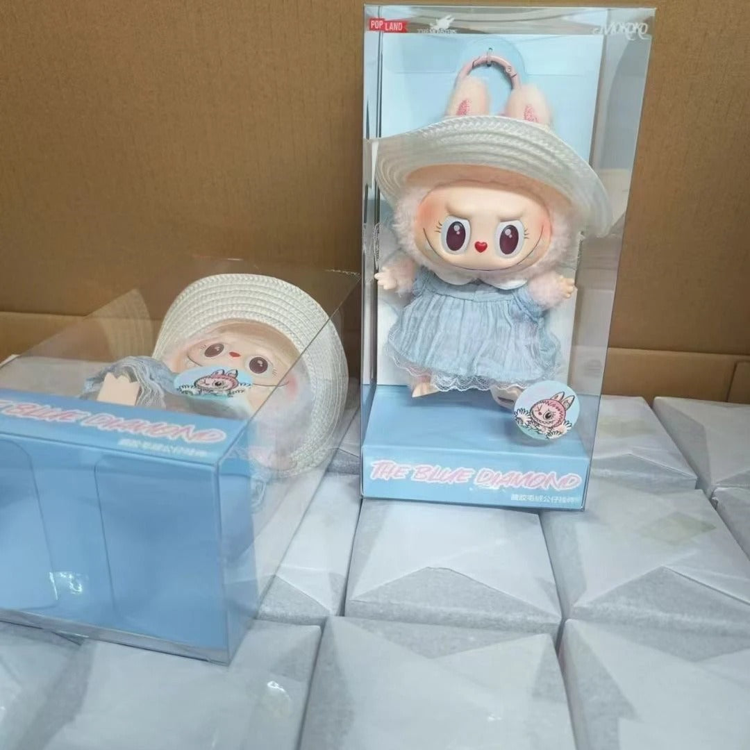 Labubu Sweetheart Mokoko Series I Vinyl & Plush Keychain – Adorable Crafted Details