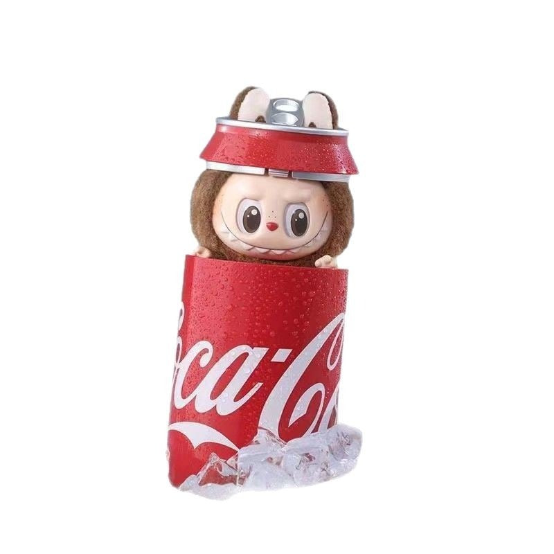 Labubu Coca-Cola Collaboration Series: Macaron Pastel Edition Vinyl & Plush Keychain Figure