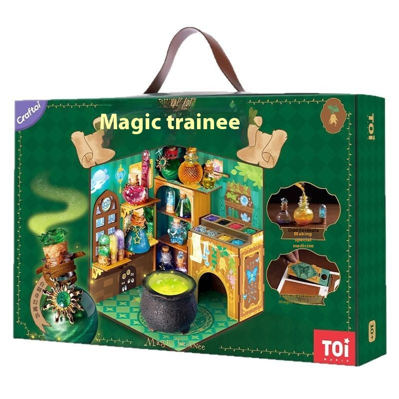 Magic potion bottle children diy potion bottle material kit magic trainee puzzle decompression creative toys puzzle holiday gift