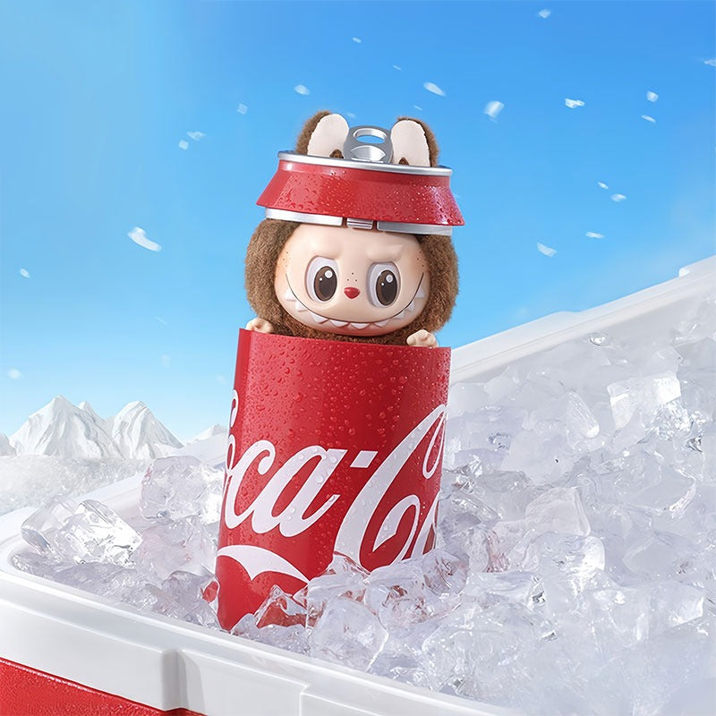 Labubu Coca-Cola Collaboration Series: Macaron Pastel Edition Vinyl & Plush Keychain Figure