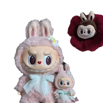 Labubu Sweetheart Mokoko Series I Vinyl & Plush Keychain – Adorable Crafted Details
