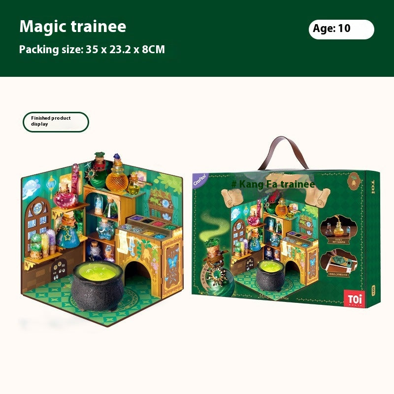 Magic potion bottle children diy potion bottle material kit magic trainee puzzle decompression creative toys puzzle holiday gift