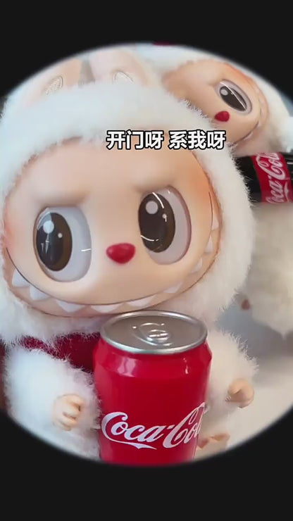 Labubu Coca-Cola Collaboration Series: Macaron Pastel Edition Vinyl & Plush Keychain Figure
